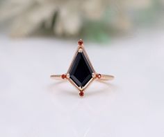 This ring can be made with your desired gemstone as well. If you would prefer a custom ring, please contact us before purchase. You You may also visit our following shops for varieties of collection :- ★ ★ ★ ★ ★ ★ ★ ★ ★ https://www.etsy.com/shop/OGofJewelry https://www.etsy.com/shop/BeckyBjewelry https://www.etsy.com/shop/TravelBugJewelry https://www.etsy.com/shop/BellaLaBellaJewelry https://www.etsy.com/shop/WanderlustJewelryArt https://www.etsy.com/shop/BloozieBlueJewelry ★ ★ ★ ★ ★ ★ ★ ★ ★ Chr Black Round Ruby Ring, Round Black Ruby Ring, Black Ruby Ring Jewelry, Black Ruby Rings For Gifts, Black Ruby Rings For Gift, Black Ruby Rings As Gift, Black Ruby Wedding Jewelry, Formal Black Rings With Ruby, Black Ruby Jewelry For Wedding