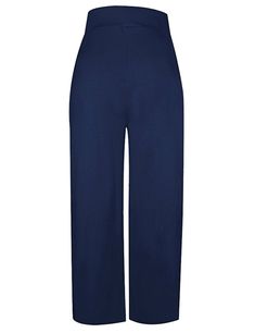 Blue Pocketed Wide Leg Casual Pants Casual Wide Leg Pants, Color Pick, Bottoms Pants, Casual Pants, Wide Leg, Pants, Blue