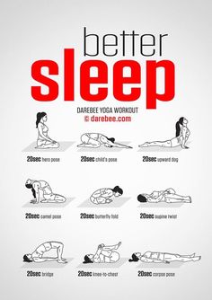 the poster shows how to do better sleep