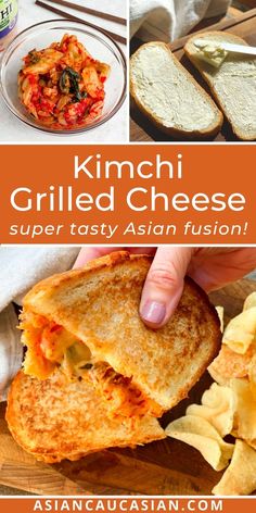 Foods With Kimchi, Asian Sandwich Recipes, What To Eat Kimchi With, Kimchi Recipe Ideas Dinners, Asian Sandwiches, Kimchi Sandwich