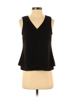 White House Black Market Sleeveless Blouse Size: X-Small Tops - used. 90% POLYESTER, 10% SPANDEX | White House Black Market Sleeveless Blouse: Black Tops - Size X-Small Black Sleeveless Blouse, Black Sleeveless Top, Blouse Black, Black Sleeveless, Small Tops, V Neck Tops, Sleeveless Blouse, White House Black, White House Black Market