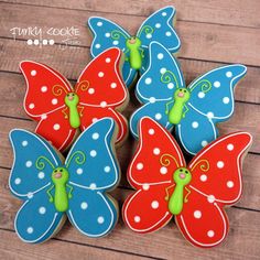 the instagram app shows cookies decorated like butterflies