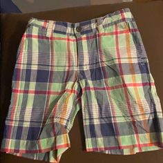 Brand New, Non Refundable, Non Exchangeable Preppy Summer Shorts For School, Preppy Blue Cotton Shorts, Multicolor Bottoms For School In Summer, Playful Red Cotton Shorts, Blue Shorts For School In Summer, Green Cotton School Shorts, Green Cotton Shorts For School, Casual Green Shorts For School, Casual Green School Shorts