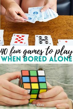 games to play when bored Fun Games To Play