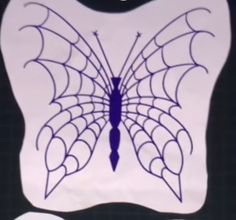 an image of a butterfly with wings drawn on it