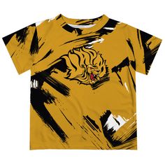 UAPB University of Arkansas Pine Bluff Golden Lions Vive La Fete Boys Game Day Gold Short Sleeve Tee Paint Brush Golden Lions, Gold Shorts, University Of Arkansas, Minnesota State, Boy Tees, Performance Fabric, Tee Design, Team Spirit, Look Cool