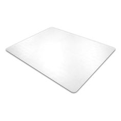 a white mouse pad on a white background