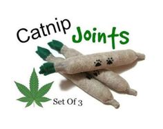 Cat Toys - Felt Catnip Joints - Set Of 3 - Available in Catnip, Lemongrass, SilverVine, Valerian, and Honeysuckle Guinea Pig Toys, Christmas Quilt Patterns, Cat Supplies, Christmas Quilt, Cat Diy, Exotic Pets