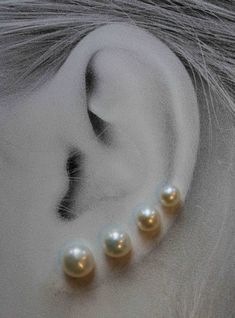 Select your favorite hypoallergenic / nickel free post material for these pearl posts for sensitive ears! These are a great versatile pair you can wear day in and day out. Large sized, simple, beautiful hypoallergenic posts for sensitive ears with classic luster and sheen. Pearls are timeless and classic. Specifics: ~ 7 mm - 7.5 mm freshwater pearls ~ Your Choice: ◈ Niobium posts w/ Titanium earring backs, or ◈ Titanium posts w/ Titanium earring backs, or ◈ Surgical Steel posts w/ Surgical Steel Titanium Earring Studs, Hypoallergenic Earrings Sensitive Ears, Argentium Silver Jewelry, Mint Earrings, Earrings For Sensitive Ears, Aqua Earrings, Simple Stud Earrings, Surgical Steel Earrings, Titanium Earrings