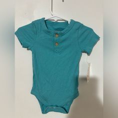 New With Tags Super Soft Cute Bodysuit Cute Blue Short Sleeve Bodysuit For Summer, Fitted Blue Short Sleeve Bodysuit For Playtime, Blue Fitted Bodysuit For Playtime, Fitted Blue Bodysuit For Playtime, Casual Blue Short Sleeve Bubble Romper, Blue Short Sleeve Onesie For Playtime, Cute Blue Bodysuit For Playtime, Jack One Piece, Soft Cute