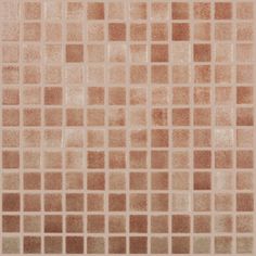 a brown and white tiled wall with squares on it