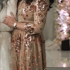 Gorgeous Mother Of The Bride Or Groom Gown. Worn Once - Size 4. Shirt Gown, Boho Mother, Badgley Mischka Dress, Sequin Shirt, Prom Dresses Online, Shimmer N Shine, Cream And Gold, Badgley Mischka, Mother Of The Bride