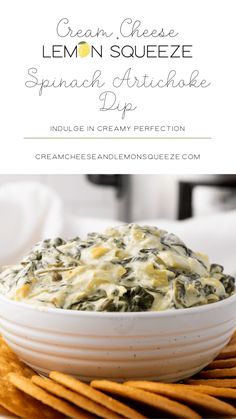 Slow Cooker Spinach Artichoke Dip, Keto Dips, Spinach And Artichoke Dip, Artichoke Dip Recipe, Crowd Pleasing Appetizers, Spinach Artichoke Dip, Creamed Spinach