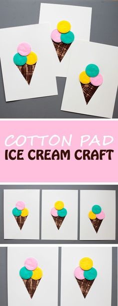 this ice cream craft is perfect for kids to make