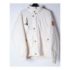 Gorgeous unisex bomber jacket in cream-white color.  The hood is hidden in the neck collar, chiclet buttons, slanted pockets, and brand badge on the left arm.   Size: men's S / wmns M   shoulders bust  sleeve (from armpit)  length  era: 2000s/y2k  content: cotton/polyester condition: excellent color: white cream  brand: Artic Circle  - Fast free shipping via Global Express to the United States, Canada, Australia, Austria, Belgium, China, Czech Republic, Denmark, Estonia, Finland, Germany, Greece, Hungary, Ireland, Israel, Japan,  Latvia, Lithuania, the Netherlands, Norway, Romania, Slovakia, South Korea, Sweden, Switzerland, the United Kingdom.  - Rest of the world free shipping via priority Polish Post - Domestic - InPost VISIT OUR SHOP FOR MORE NEW LISTINGS AND STUFF! https://www.etsy.co White Cotton Winter Puffer Jacket, White Cotton Puffer Jacket For Winter, Casual White Cotton Puffer Jacket, White Cotton Casual Puffer Jacket, White Cotton Puffer Jacket For Fall, White Windbreaker With Ribbed Cuffs For Fall, Hooded Cotton Puffer Jacket With Padded Collar, White Streetwear Outerwear With Pockets, Urban White Hooded Jacket With Double-lined Hood