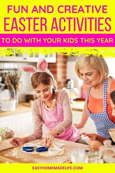 Take your Easter celebrations to the next level with these creative and entertaining ideas for kids! From painting eggs to crafting bunny-themed creations, every child will find a fun activity to enjoy. Get your kids excited about Easter and create lasting memories with these unique and enjoyable ideas. Explore Easy Homemade Life for more inspiration on making this Easter unforgettable for your family!