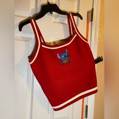 Disney Stitch Sz Xl Women Red Knit Tank Top Embroidered Our Universe Nwt $34.90 Brand New With Tags. Box Lunch 54% Polyester 22% Viscose Only Usa Shipping And No International Shipping. Will Ship With In 3 Business Days After Payment Has Been Made. I Do Combine/Bundle Shipping. I Do Use Recycled Shipping Items To Stay Eco Friendly For Our Beautiful Earth. Please Leave Positive Feedback, And I Will Return Positive Feedback For Better Customer Satisfaction, Thanks. Tie Dye Disney, Disney Tank Tops, White Tank Top Women, Disney Tanks, Womens Disney Shirts, Our Universe, Box Lunch, Tie Dye Tank Top, Yellow Ties