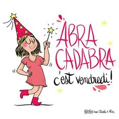 a girl in a party hat holding a sparkler with the words abra caadara est vendadii