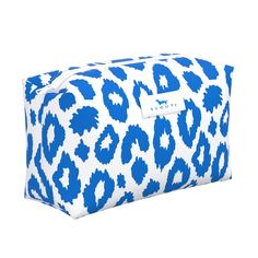 Rectangular Cosmetic Bag For Back To School, Portable White Rectangular Organizers, Portable White Organizers For Everyday Use, Trendy Rectangular Cosmetic Bag For Back To School, Everyday Cosmetic Pouch For Back To School, Back To School Cosmetic Bag With Zipper, Everyday Cosmetic Pouch Bag For Back To School, Everyday Pouch Cosmetic Bag For Back To School, Functional Blue Cosmetic Bag For Organization