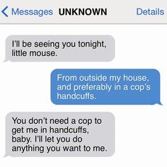 two texts that are being used to describe what they're talking to each other