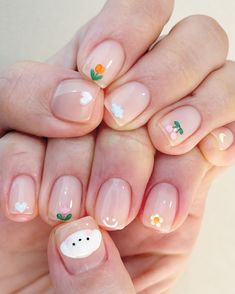 Hospital Nails, Japanese Nail Art Kawaii, Girls Nail Designs, Japanese Nail, Subtle Nails, Art Kawaii, Japanese Nail Art