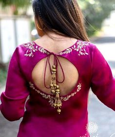 DIY Blouse Back Designs Dress Back Neck Designs Punjabi, Neckline Designs 2023, Churidar Back Neck Designs, Back Neck Design For Suit, Suit Front Neck Design, Suit Back Neck Designs Indian, Back Neck Designs For Suits