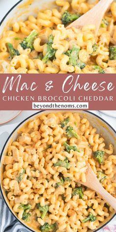 Chicken broccoli cheddar mac and cheese in a pot. Broccoli Cheddar Mac And Cheese, Broccoli Mac And Cheese Recipe, Pregnancy Freezer Meals, Broccoli Mac And Cheese, Creamy Cheese Sauce, Cheddar Mac And Cheese, Macaroni Recipes, Chicken And Broccoli, Pasta Dinners