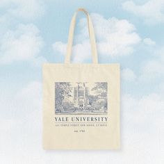 "Elevate your college style with our 100% cotton tote bag! 🎓👜 Embrace the campus vibes with a charming college design that's perfect for any occasion. 🏫💫Carry your books, laptop, and essentials in style and represent your college pride effortlessly. - 15\" x 16\" - 100% cotton canvas" Casual Campus Bags For Back To School, Trendy Cotton Canvas Bag For Back To School, Casual Back To School Campus Bag, Casual Back-to-school Campus Bag, Casual Cotton Canvas Bag For Back To School, Back To School Cotton Canvas Tote Bag, Casual Cotton Bags For Back To School, Rectangular Cotton Canvas Bag For Back To School, Cotton Bags For Daily Use And Back To School