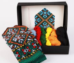 "For several centuries in Latvia mittens were the main form of gift and endowed with magical significance. Nowadays Latvian mittens, diverse in their colours and patterns are still an essential part of our winter clothing. Every mitten has its own story, as every pattern knitted has its own meaning and brings with its own wish. Most of these patterns have been derived from the Latvian tradition of deities and gods. Every deity and god had its own tasks and mission and it was represented by one o Handmade Winter Crafts For Gifts, Handmade Crafts For Winter Gifts, Handmade Multicolor Winter Crafts, Knitted Patterns For Winter Gifts, Handmade Multicolor Nordic Patterns, Latvian Pattern, Latvian Folk Clothing, Nordic Winter Multicolor Patterns, Nordic Multicolor Winter Patterns