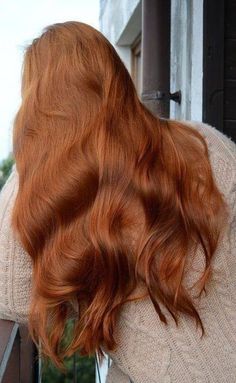 Copper Hair Color, Long Red Hair, Hair Color Highlights, Copper Hair