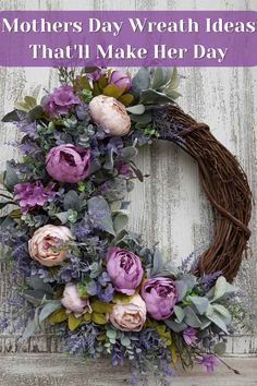 31 Mothers Day Wreath Ideas She’ll Gush Over – Pink Pop Design