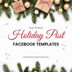 Top 18 Best Holiday Post Facebook Templates Facebook Interaction Posts, Social Media Engagement Posts, Interaction Post, Interaction Posts, Social Media Posting, Engagement Posts