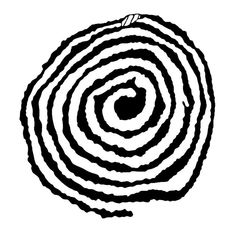 an abstract black and white image of a spiral in the shape of a tree trunk