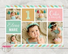 Cake Smash template, Collage Template, Cake Smash Storyboard, Storyboard Template, Blog Board, Birth Star Ideas, Template Collage, Photobook Layout, Storyboard Template, Baby Backdrop, Foto Collage, Birthday Highchair, Lay Outs, Photo Album Layout