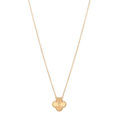 This is an authentic VAN CLEEF & ARPELS 18K Yellow Gold Guilloche Vintage Alhambra Pendant Necklace. The necklace is crafted of 18 karat yellow gold and features an Alhambra clover motif with the signature guilloche design. Oversized Bag, Versace Bags, Van Cleef Arpels, Wallet Fashion