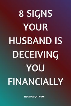 Discover the key signs that your husband might be hiding financial details from you. Learn how to spot red flags and protect your financial well-being.   #MarriageAdvice #FinancialDeception #RelationshipTips #TrustIssues #MoneyMatters #MarriageHelp #FinancialAwareness #Healthy Famous Author Quotes