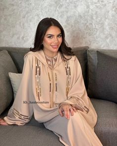 Morrocan Fashion, Moroccan Clothing, Mode Kimono, Mode Abaya, Caftan Dress