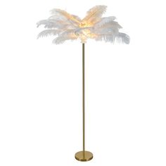 "Nordic Feathers Floor Lamp LED Standing Lamp Tall Lamp Floor Light Stand Up Lamp Decorative Standing Lights for Living Room" Romantic Night At Home, Feather Floor Lamp, Feather Lamp, Floor Lamp Styles, Night At Home, Practical Lighting, Iron Body, Led Floor, Romantic Night