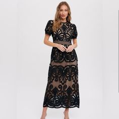 This Beautiful Lace Dress Gives Off A Beautiful Silhouette For Any Body Type. Great For A Weddings And Formals. Elegant Lace Dress, Beautiful Lace Dresses, Beautiful Silhouette, Dresses Elegant, Body Types, Elegant Dresses, Lace Dress, Colorful Dresses, Wedding Dresses