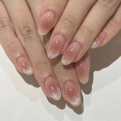 45507564142809 Jelly Nails Sparkle, Ideas Uñas, Art Models, Short Fake Nails, Nagel Tips, Nail Type, Fake Nails With Glue, Stick On Nails