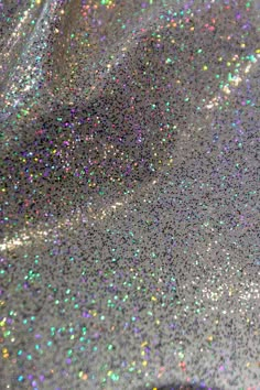 the glitter is all over the surface of this table