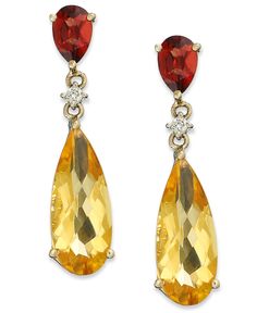 in stock Elegant Orange Pear-shaped Jewelry, Elegant Pear-shaped Orange Jewelry, Yellow Fine Jewelry Earrings With Gemstone Accents, Rings Gemstone, Fine Jewellery Earrings, Elegant Earrings, Sparkle Diamonds, Gemstone Earrings, Citrine