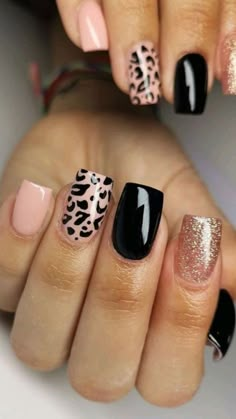 Nails Leopard Print, Nails Cheetah, Nails Pictures, Nails Leopard, Cheetah Print Nails, Emerald Nails, Spooky Nails, Classy Art