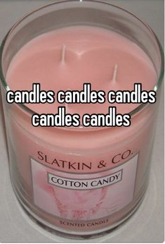 a pink candle with the words candles candles candles candles candles candles candles candles candles candles