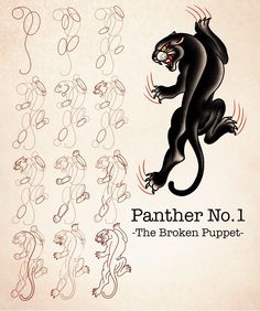 an image of panther no 1 the broken puppet