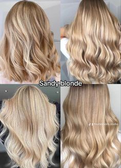 Sandy Blonde Hair, Preppy Makeup, Blonde Aesthetic, Sandy Blonde, Hair Streaks, Hair Tips Video, Hair Color And Cut