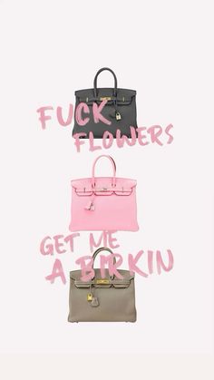 Aesthetic Designer Bags, Wallpaper Iphone Designer Brand, Need Money For Birkin, Fashion Designer Wallpaper Iphone, Birkin Wallpaper, Cute Pink Lockscreen, Pink Birkin Bag, Birkin Bag Aesthetic, Pink Inspirational Quotes