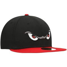 Wearing this New Era 59FIFTY hat on more than just game day allows your Lake Elsinore Storm fandom to be seen all the time. A trendy high crown and fitted construction pair for a classic design. Bold Lake Elsinore Storm embroidery completes this cap for an accessory that shows you're more than an average fan. High Crown Brand: New Era Structured fit Six-panel construction with eyelets Flat bill Fitted Material: 100% Polyester Officially licensed Imported Contrast-color undervisor Surface washabl Sports Fan Flat Brim Fitted Baseball Hat, Sports Fan Flat Brim Fitted Hat For Baseball Season, Game Day Hat For Baseball Season, Team-colored Fitted Hat With Flat Brim For Game Day, Snapback Hats For Baseball Season Fan Gear, Baseball Season Fan Merchandise Flat Brim Hat, Sports Fan Hats With Curved Brim, Flat Brim Baseball Fan Merchandise Hats, Sports Fan Hat With Curved Brim