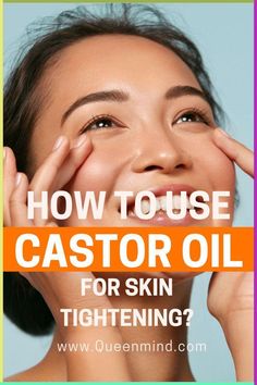 Castor oil may help tighten sagging skin under the chin or near the neck, though no studies thus far have conclusively shown this. But does it live up to the hype? Let's dive in. Skin Tightening Stomach Essential Oils, Skin Care Wrinkles Anti Aging, How To Smooth Skin, Tighten Under Chin, How To Tighten Skin, Castor Oil For Skin Tightening, Castor Oil Uses Remedies, Castor Oil Skin, Castor Oil Benefits Skin