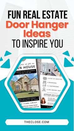 21 Fun Real Estate Door Hanger Ideas to Inspire You Door Hanger Ideas, Morgan Williams, Hanger Ideas, Elegant Doors, Realestate Marketing, Holiday Icon, Hanger Design, Marketing Campaign